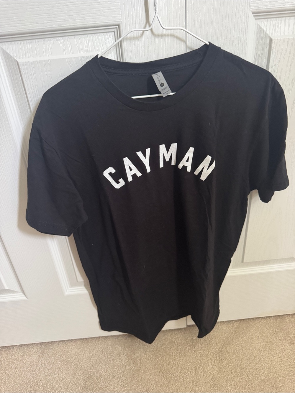 Next Level Apparel Black Cayman Graphic Tee